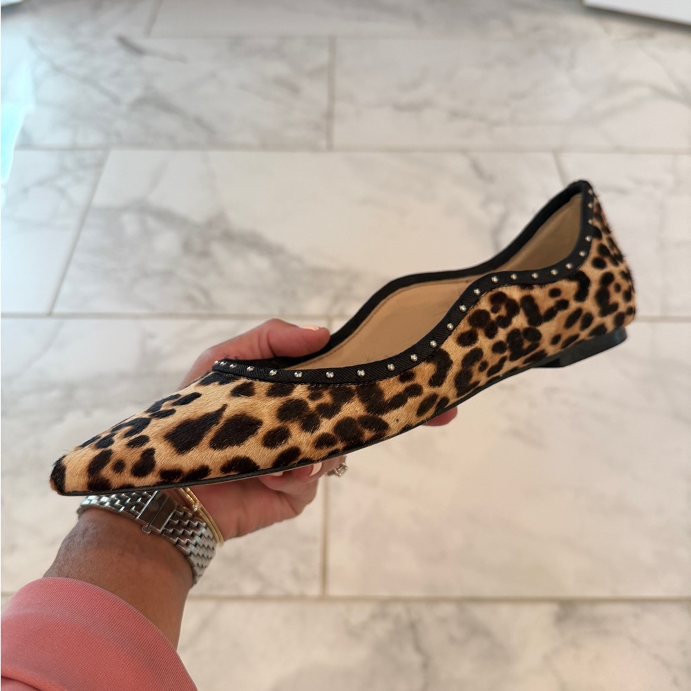 Sam Edelman Animal Print Pointed Flats - Picture 2 of 3